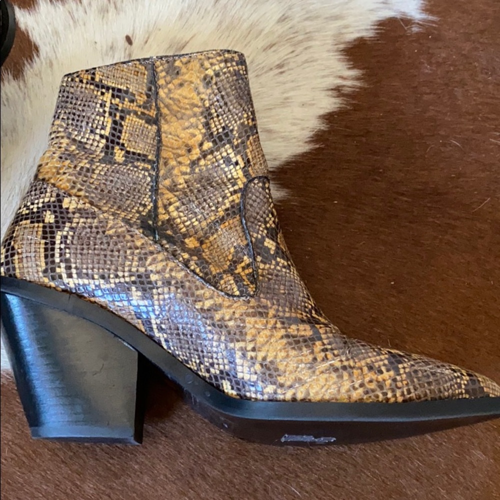 Trendy &Other Stories Snakeskin Python Bootie - image 2